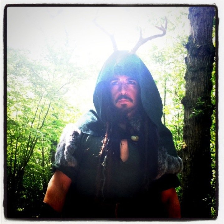 Seán George as The Horned God in "The Spirit of Albion: the Movie"