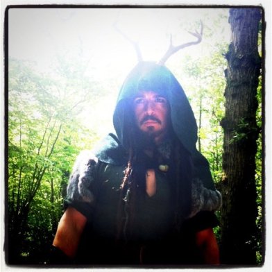 Seán George as The Horned God in "The Spirit of Albion: the Movie"