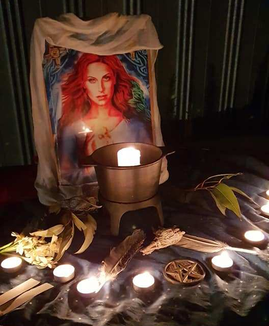 Imbolc Altar, 2018